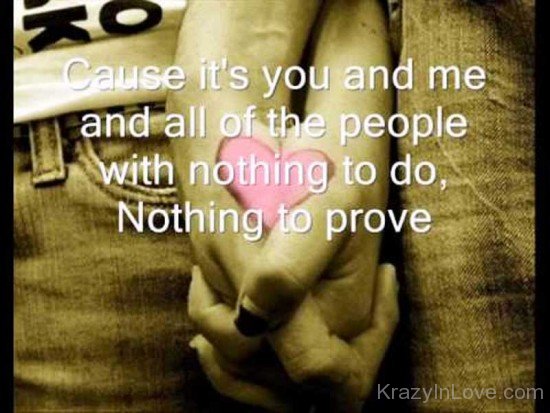 Cause It's You And Me-pol9008
