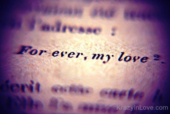 Forever,My Love-YTE305