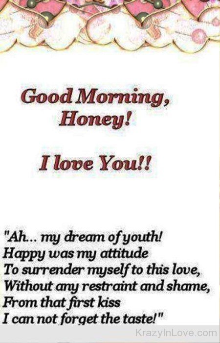 Good Morning Honey I Love You-rwq113