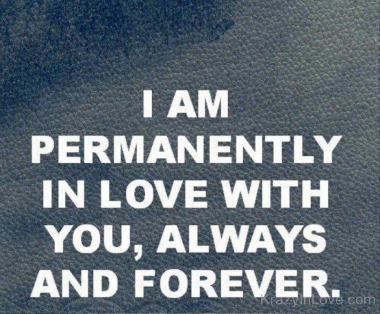 I Am Permanently In Love With You-iyt407