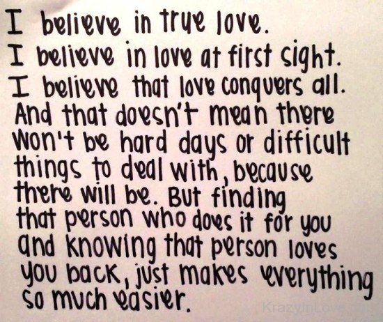 I Believe In True Love-exz209