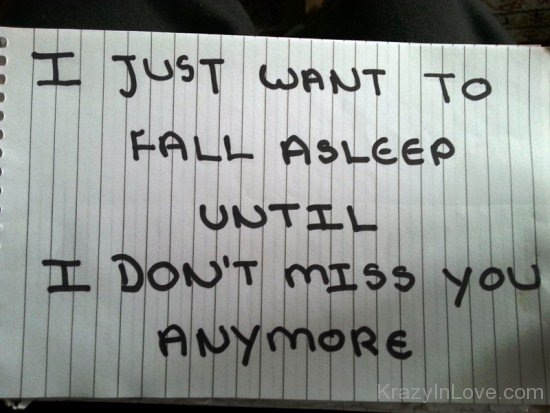 I Don't Miss You Any More-rmj920