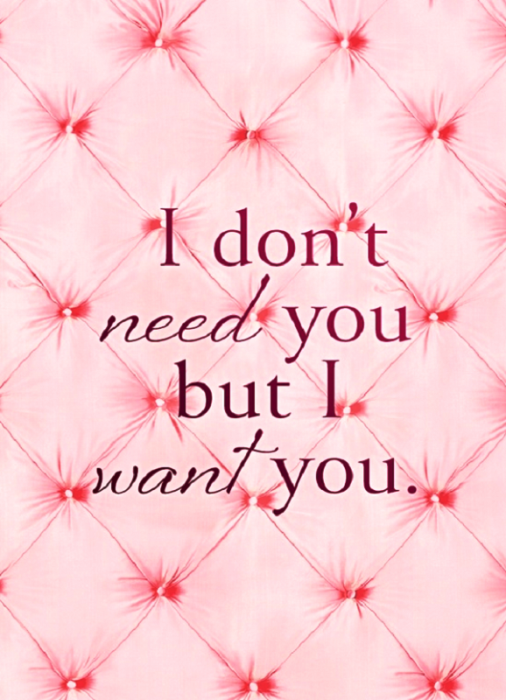 I Don't Need You But I Want You-tmy7006
