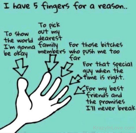 I Have 5 Fingers For A Reason-ukl820