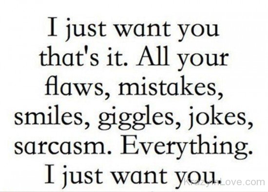 I Just Want You That's It-tmy7015