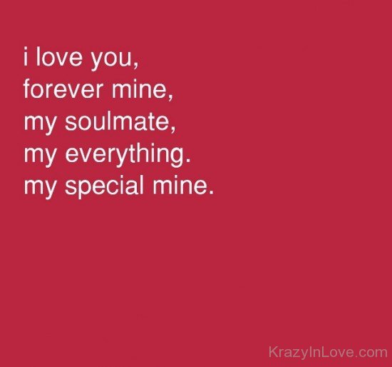 I Love You Forever Mine My Soulmate-yni813
