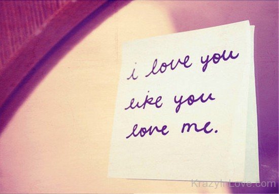 I Love You Like You Love Me-pol9020