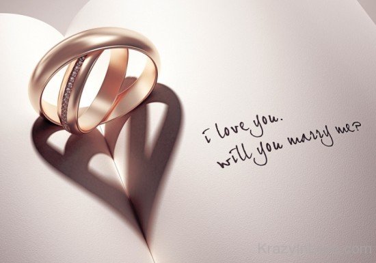 I Love You Will You Marry Me-vcx308