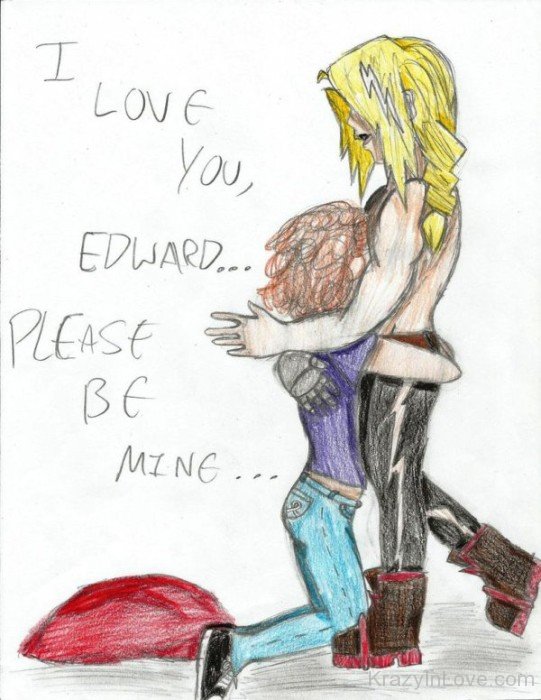 I Love You,Edward Please Be Mine-thn621