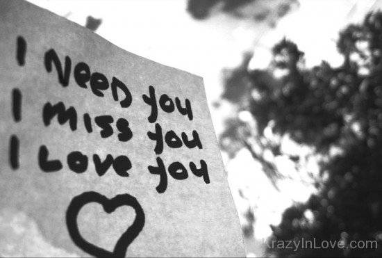 I Need You,I Miss You,I Love You-uyt557