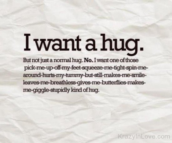 I Want A Hug-tmy7030