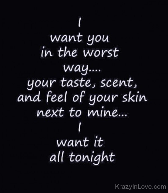 I Want You In The Worst Way-tmy7055