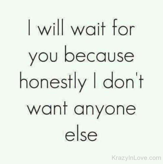 I Will Wait For You Because-ecz221