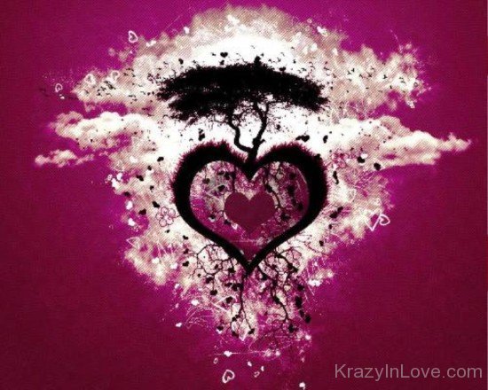 Image Of Heart Love Tree-tvw253