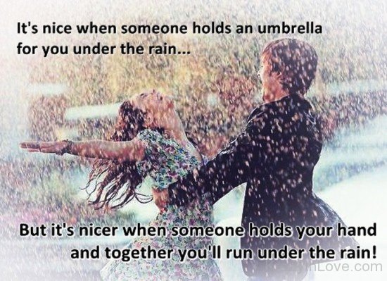 Its Nice When Someone Holds An Umbrella For You Under The Rain-tvr544