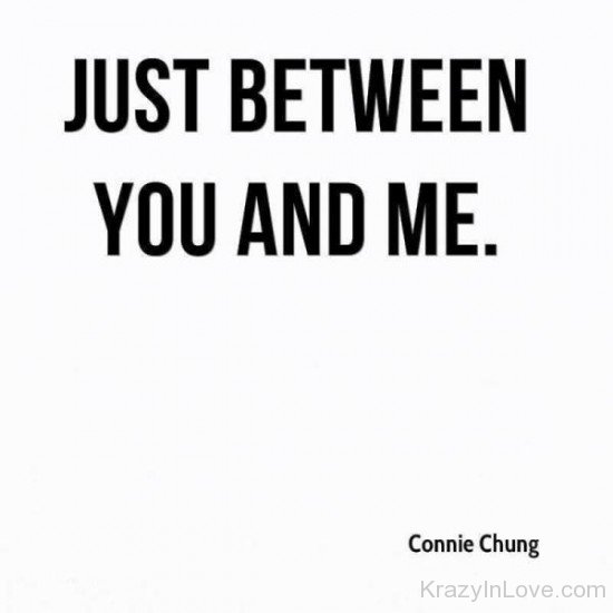 Just Between You And Me-pol9042