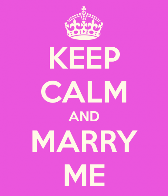 Keep Calm And Marry Me-vcx319