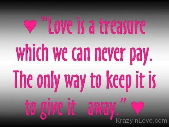Love Is A Treasure-rmj943