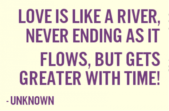 Love Is Like A River Never Ending As It-ytq213