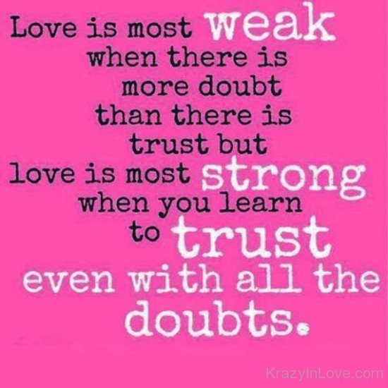 Love Is Most Weak-ukl826