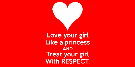 Love Like Princess And Treat With Respect-ybt515