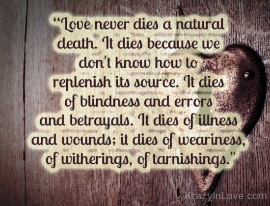 Love Never Dies A Natural Death-ytq215