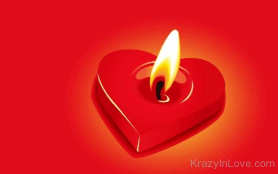 Lover Heart Candle-tvw260