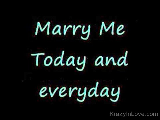 Marry Me Today And Everyday-vcx332