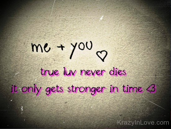 Me And You True Love Never Dies-ytq224