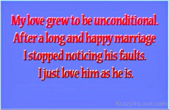 My Love Grew To Be Unconditional-qaz120