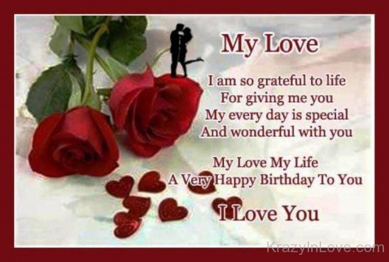 My Love I Am So Grateful To Life-YTE323