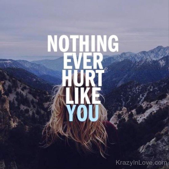 Nothing Ever Hurt Like You-qac455