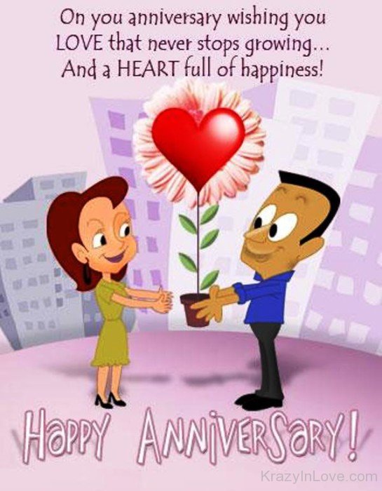 On You Anniversary Wishing You Love-rvt548