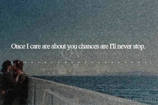 Once I Care Are About You Chances-plm337