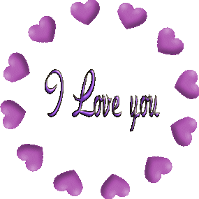Purple Sparkle Pic Of I Love You-yhj969