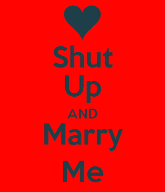Shut Up And Marry Me-vcx342