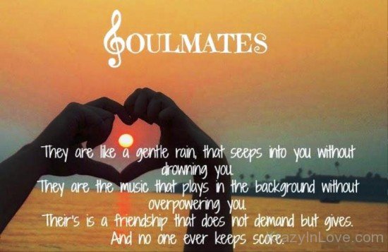 Soulmates Are Like A Gentle Rain-yni835