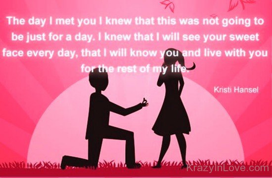 The Day I Met you Quotes