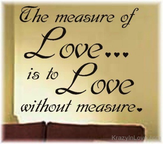 The Measure Of Love-qaz130