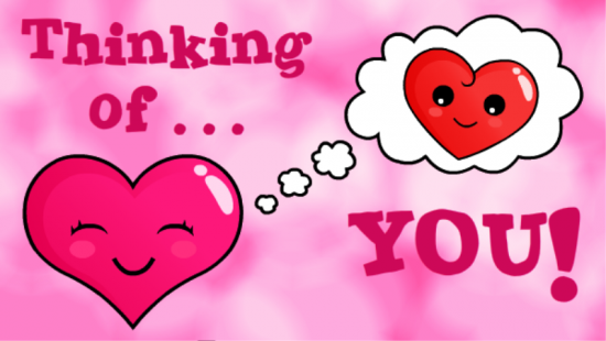 Thinking Of You Hearts Picture-twq146