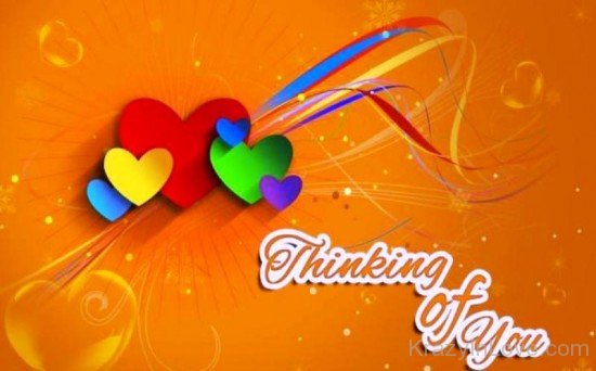 Thinking Of You With Hearts-twq153