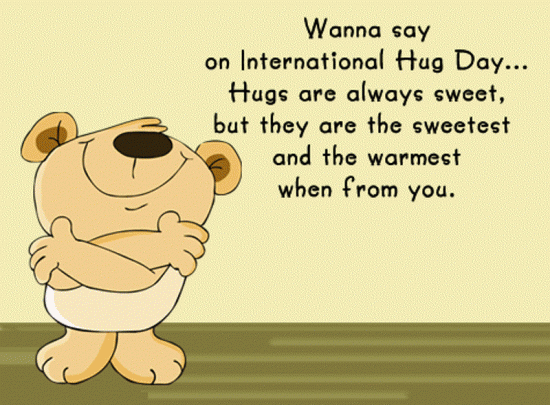 Wanna Say On International Hug Day-qaz9847
