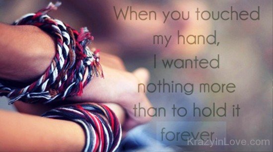 When You Touched My Hand-tvr578