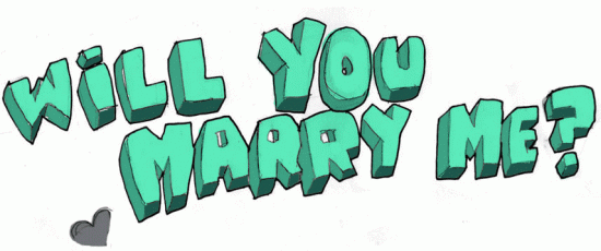 Will You Marry Me Animated Picture-vcx347