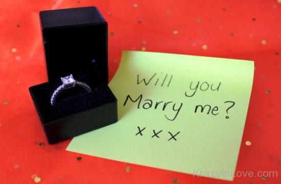Will You Marry Me With Ring Image-vcx358