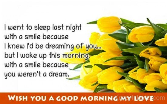 Wish You A Good Morning My Love-YTE333