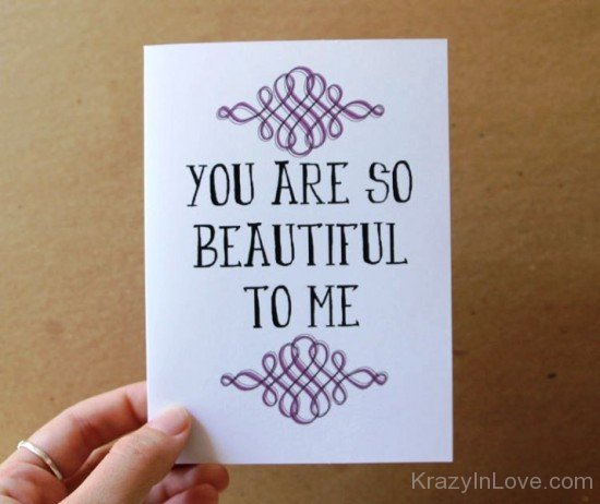 You Are So Beautiful To Me Image-ybe2088