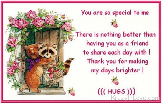 You Are So Special To Me Image-tbw233