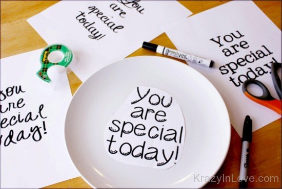 You Are Special Today Image-tbw250