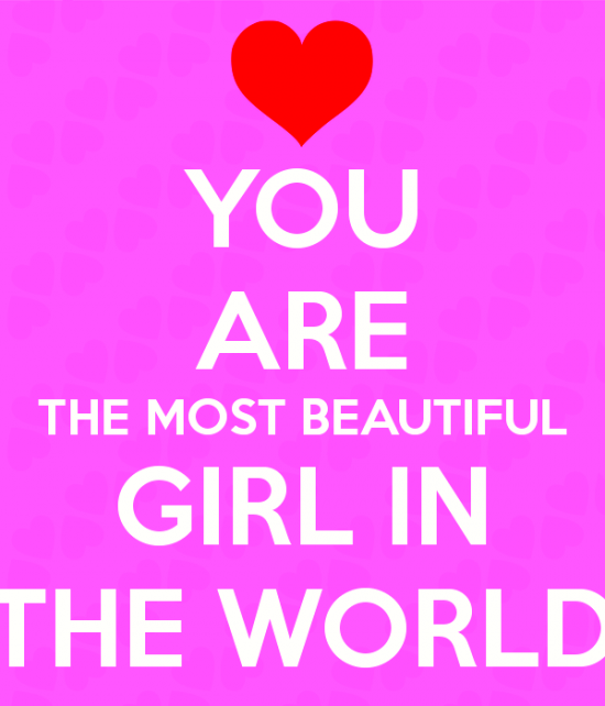 You Are The Most Beautiful Girl In The World-ybe2093